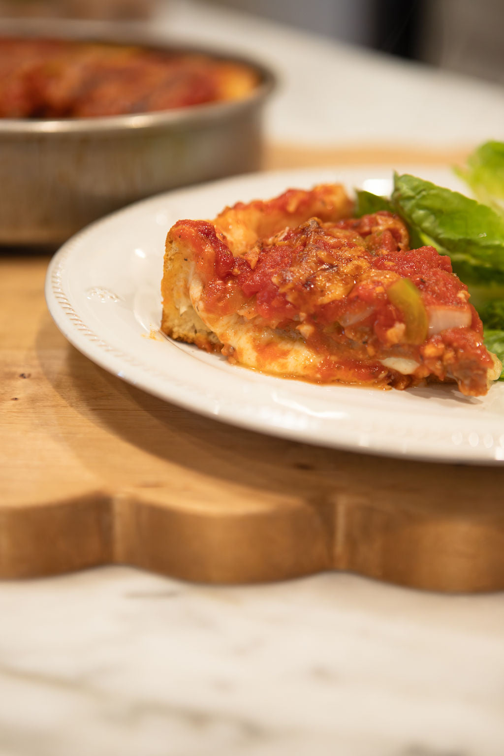 Homemade Chicago Style Pizza