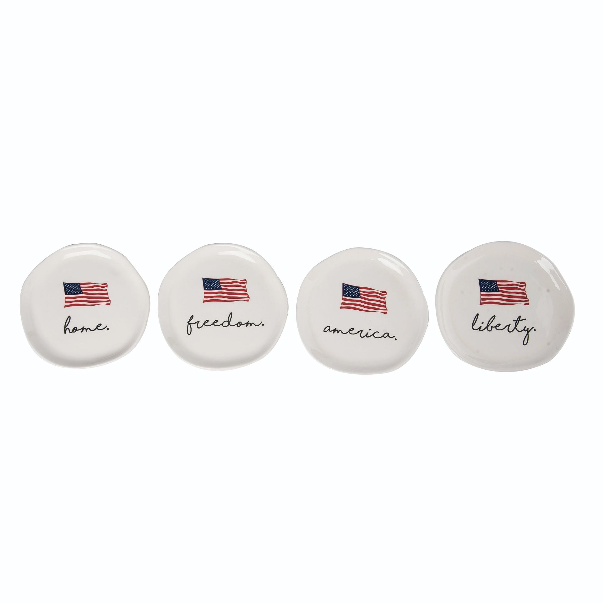 Dol American Flag Sentiment Plate