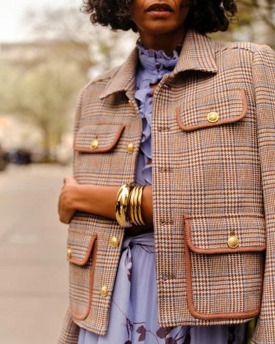 Rory Jacket Brownstone Tweed