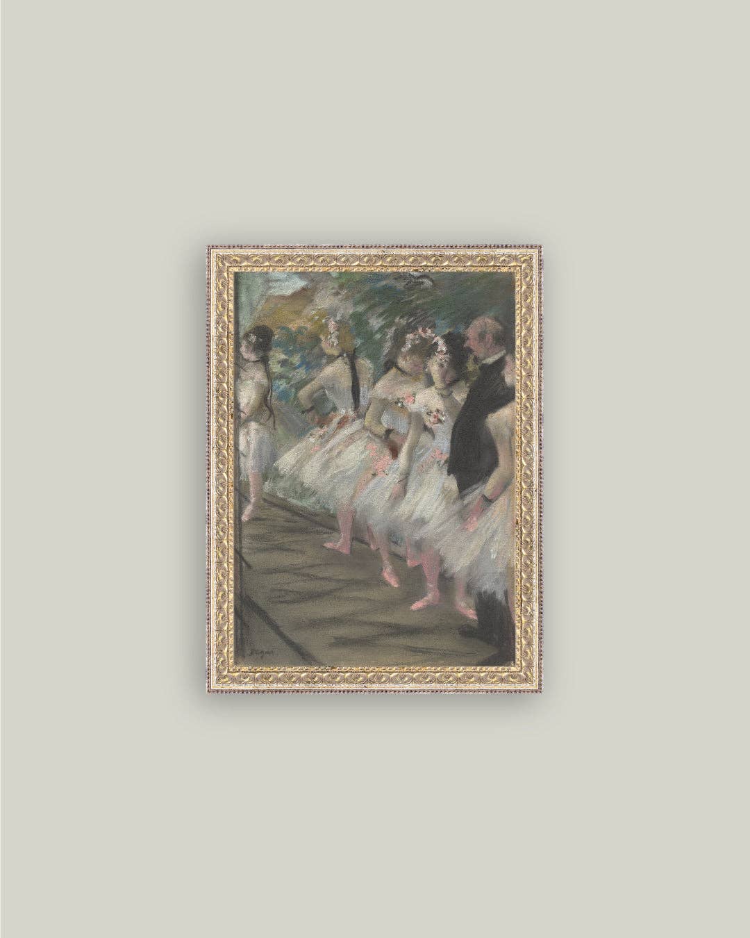 The Ballet Framed Antique Art