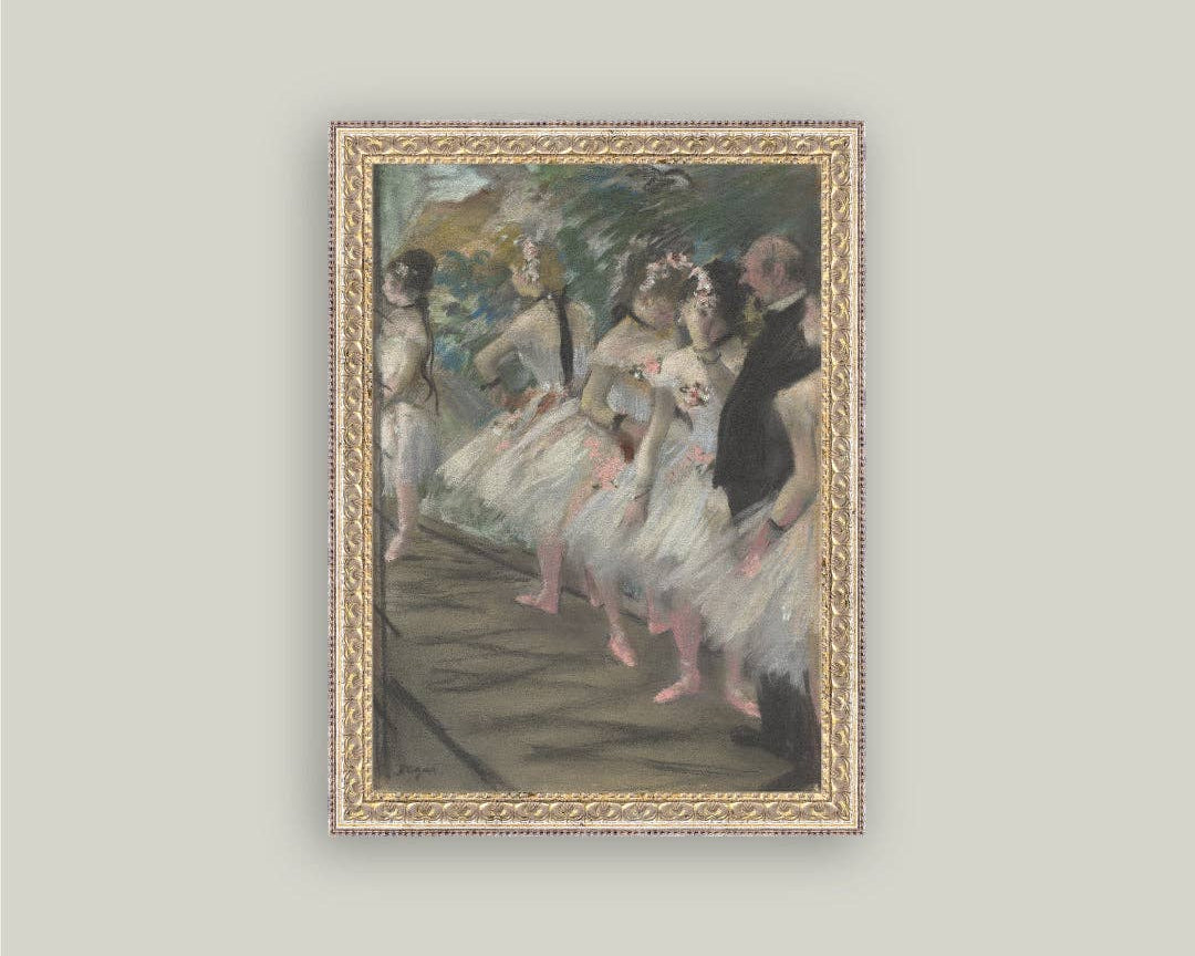 The Ballet Framed Antique Art