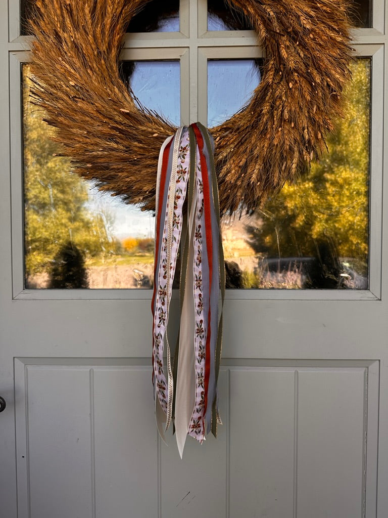 Golden Fields Wreath Ribbon