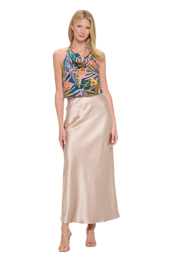 Silky Satin Maxi Skirt