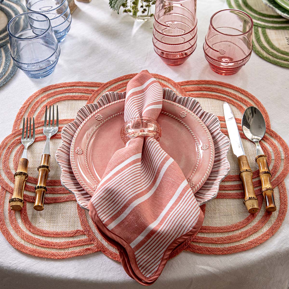 Provence Napkin Ring Set
