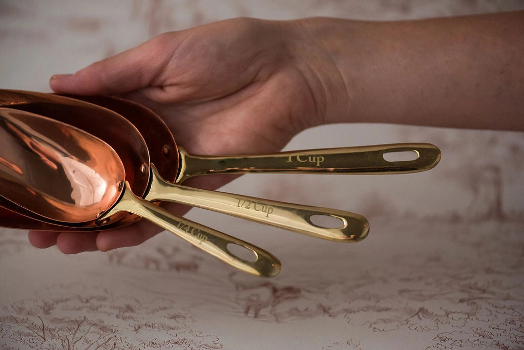 Copper Measuring Scoops (Set of 3)