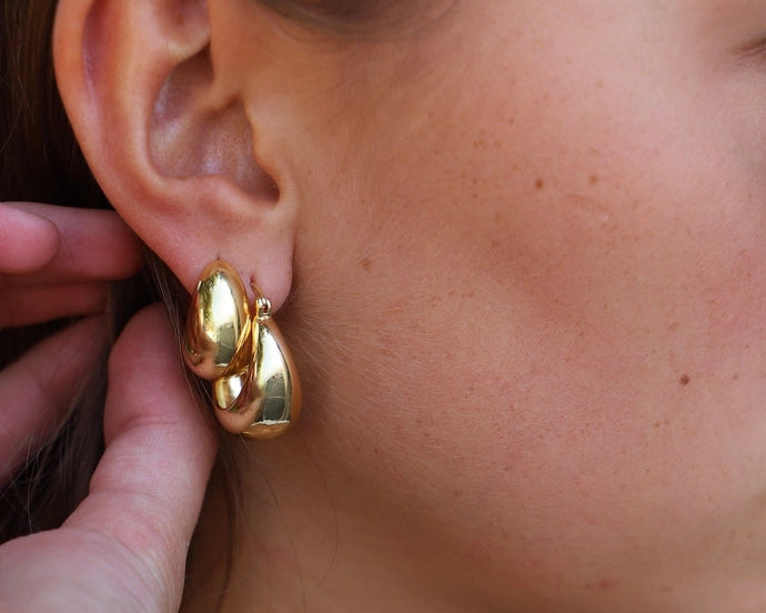 Coco Chunky Hoop Earrings