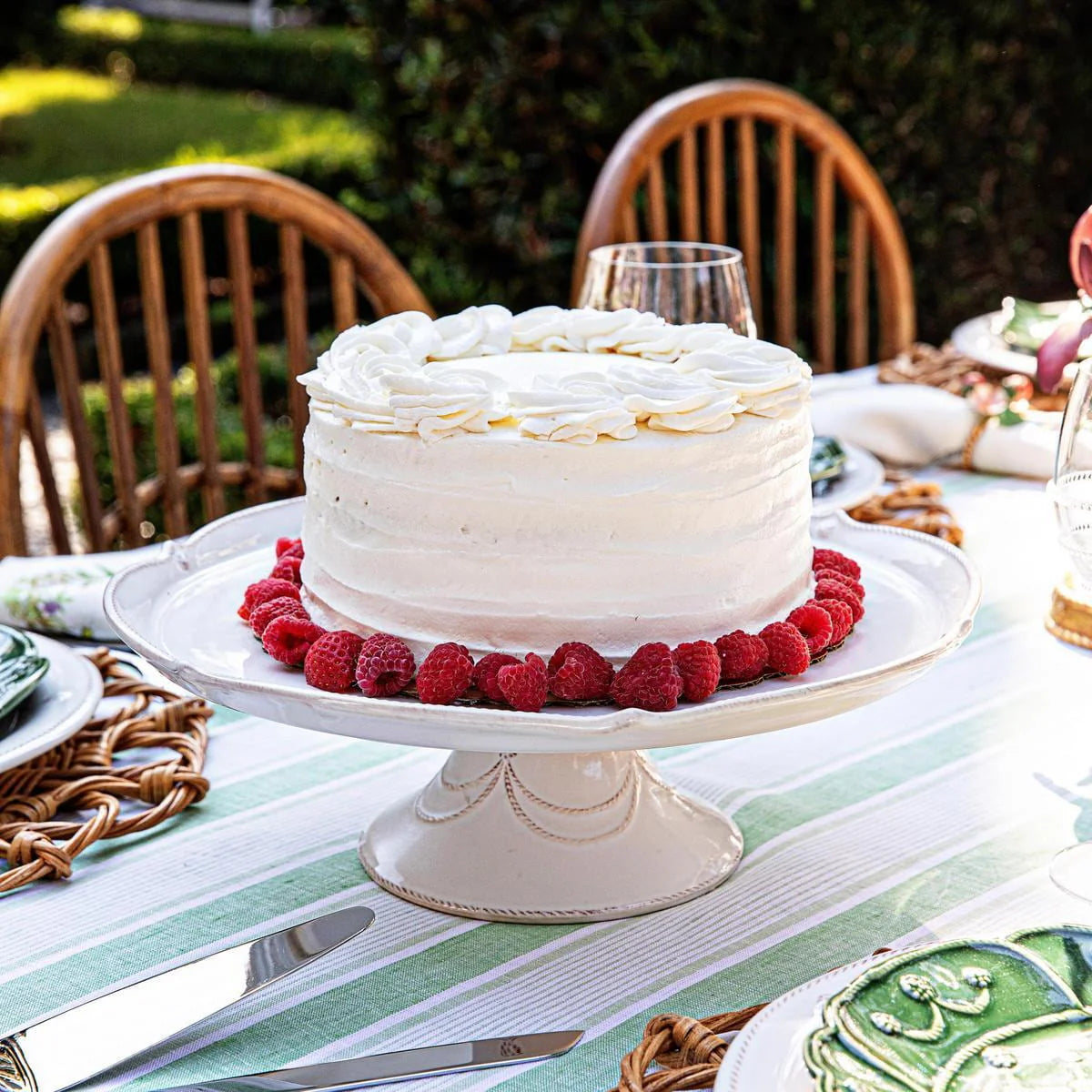 Berry & Thread Whitewash Cake Stand