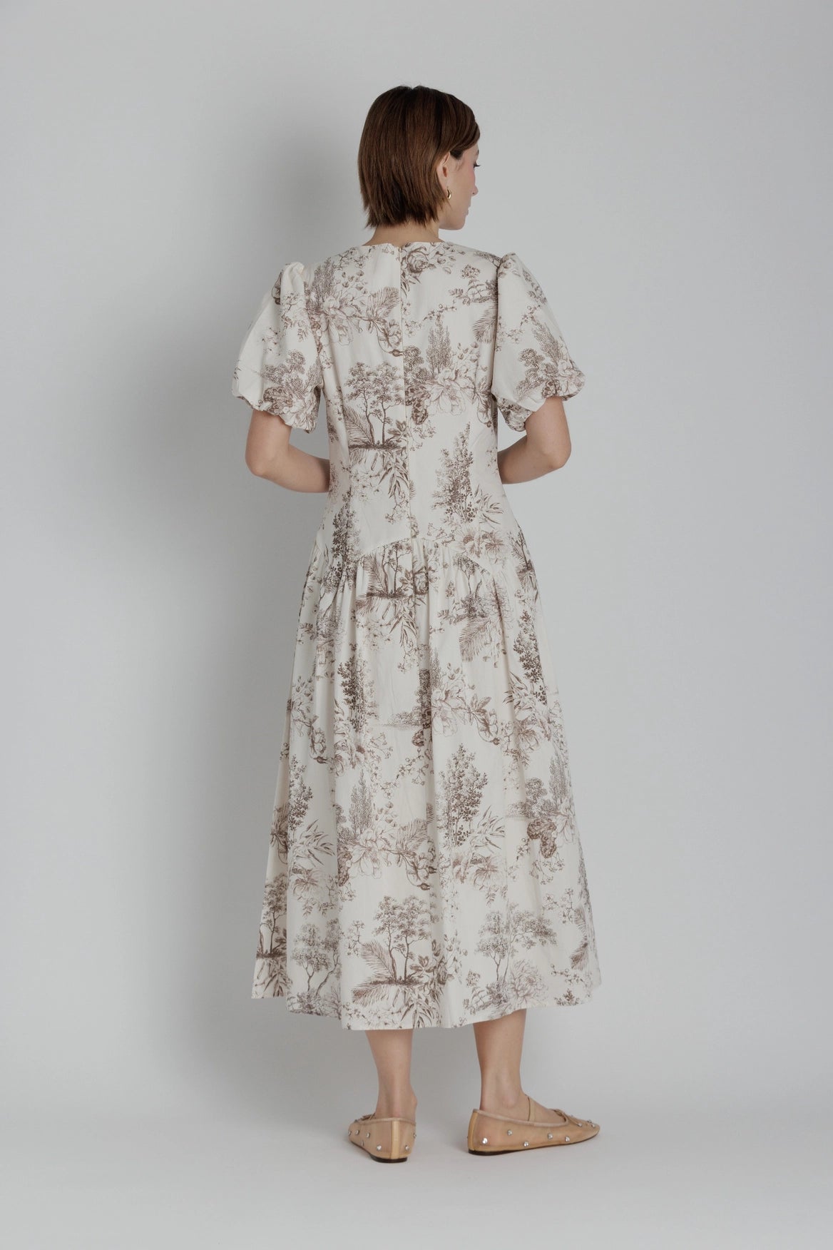 Drop Waist Midi Dress