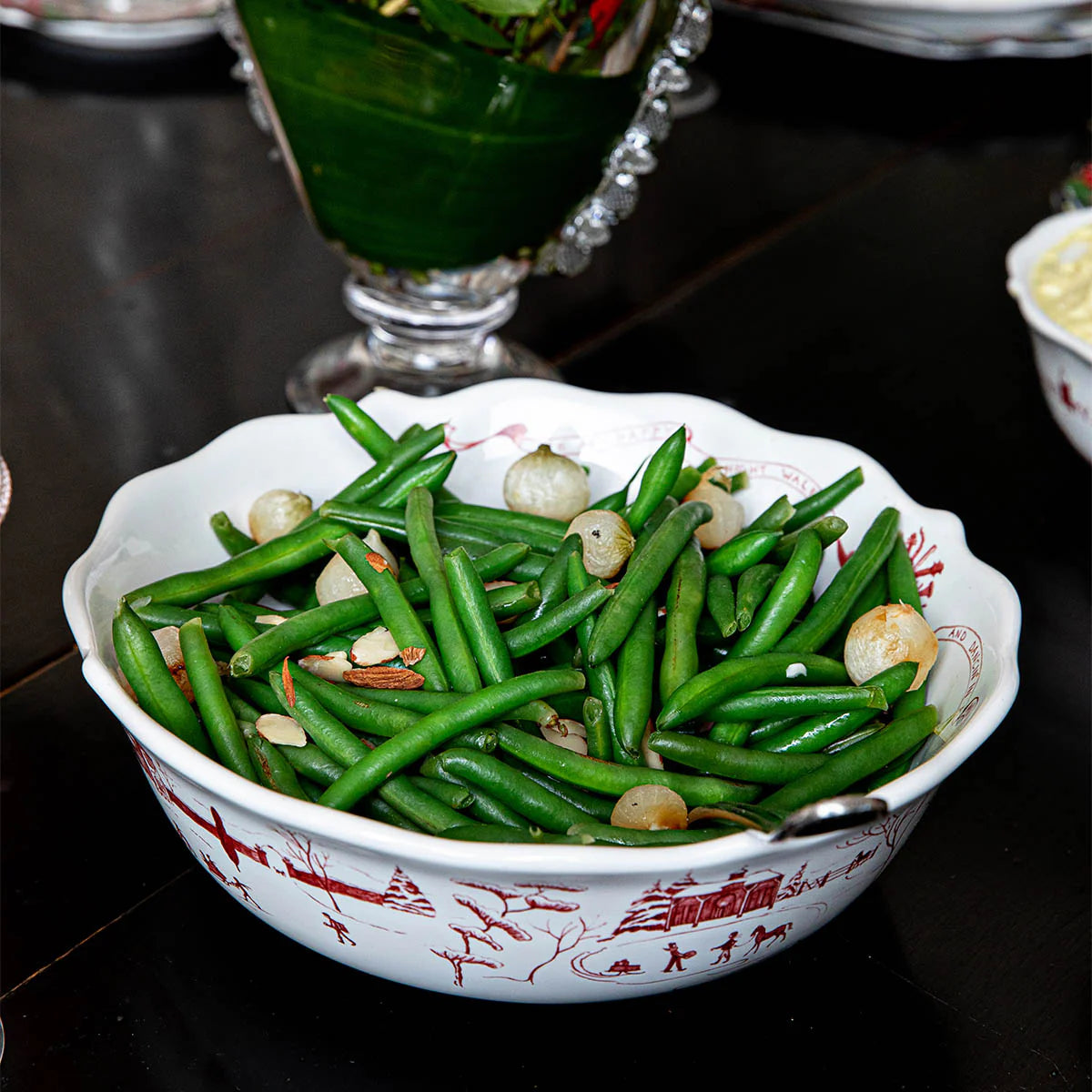 Country Estate Winter Frolic Serving Bowl 10"