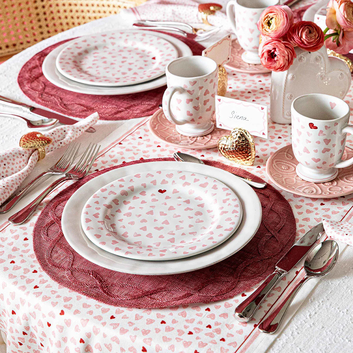 Love You More Dessert/Salad Plate Set