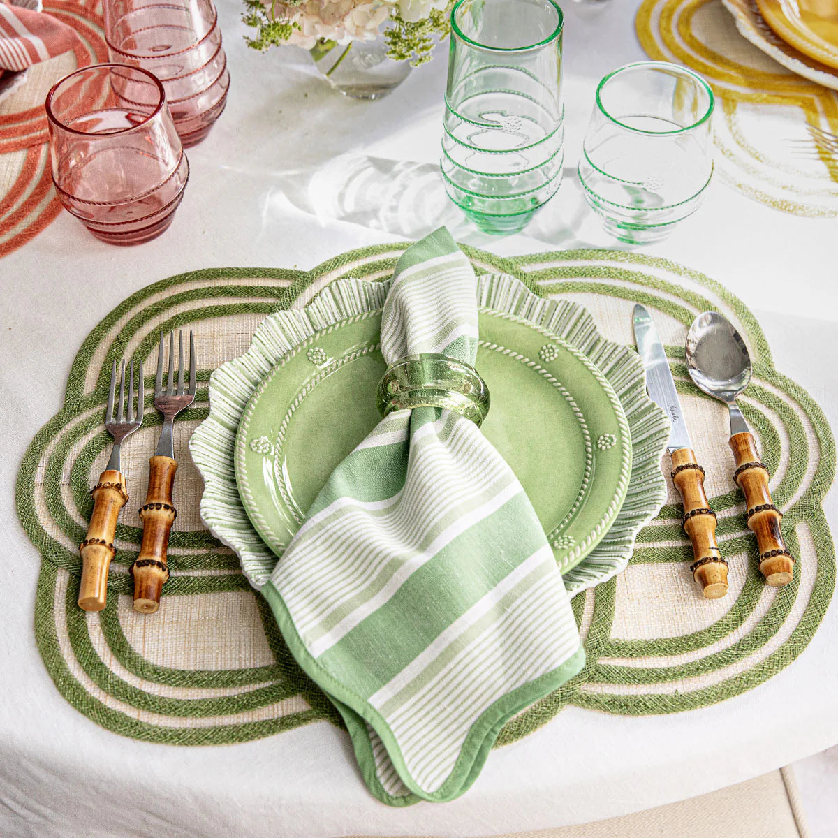 Provence Napkin Ring Set