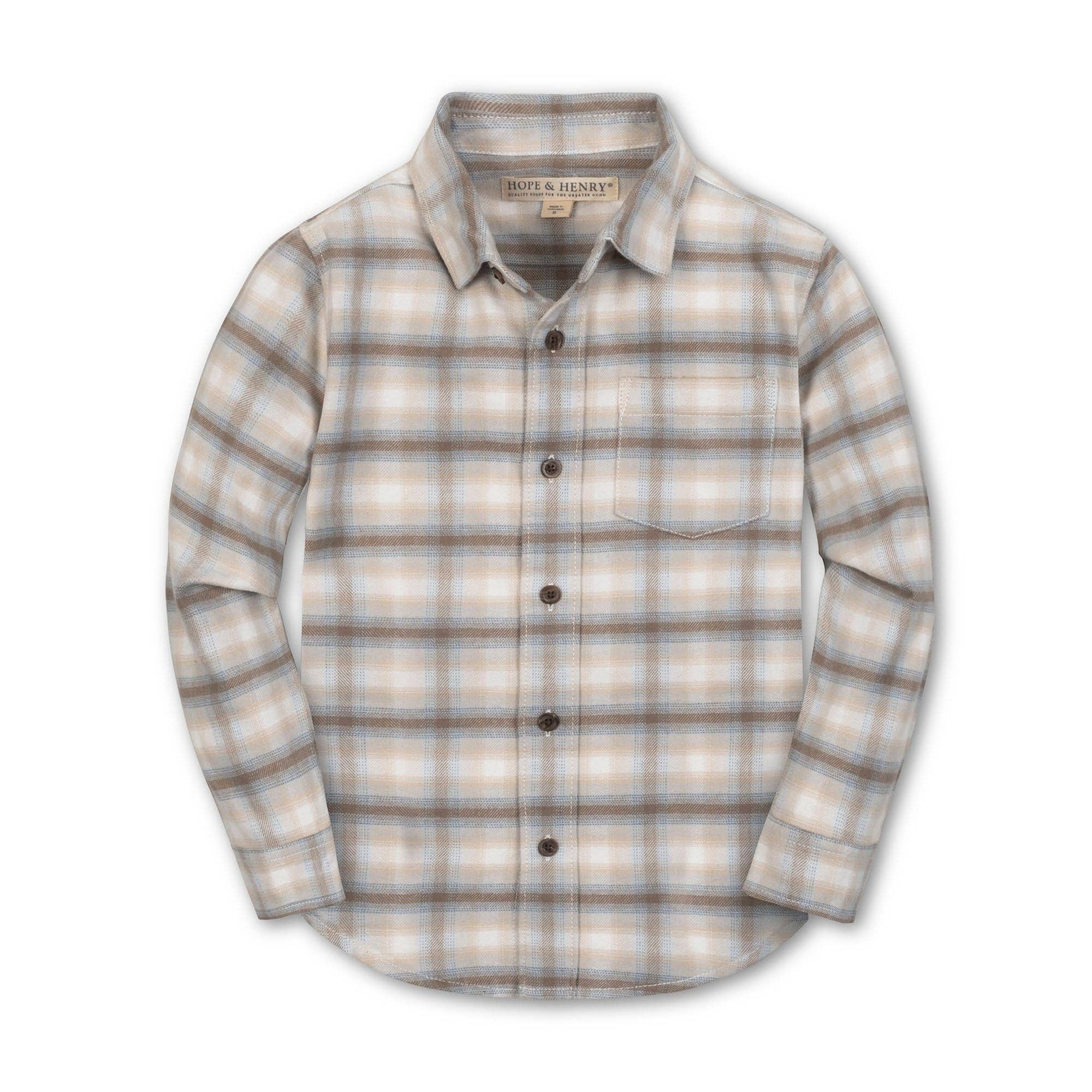 Organic Kids Flannel Shirt