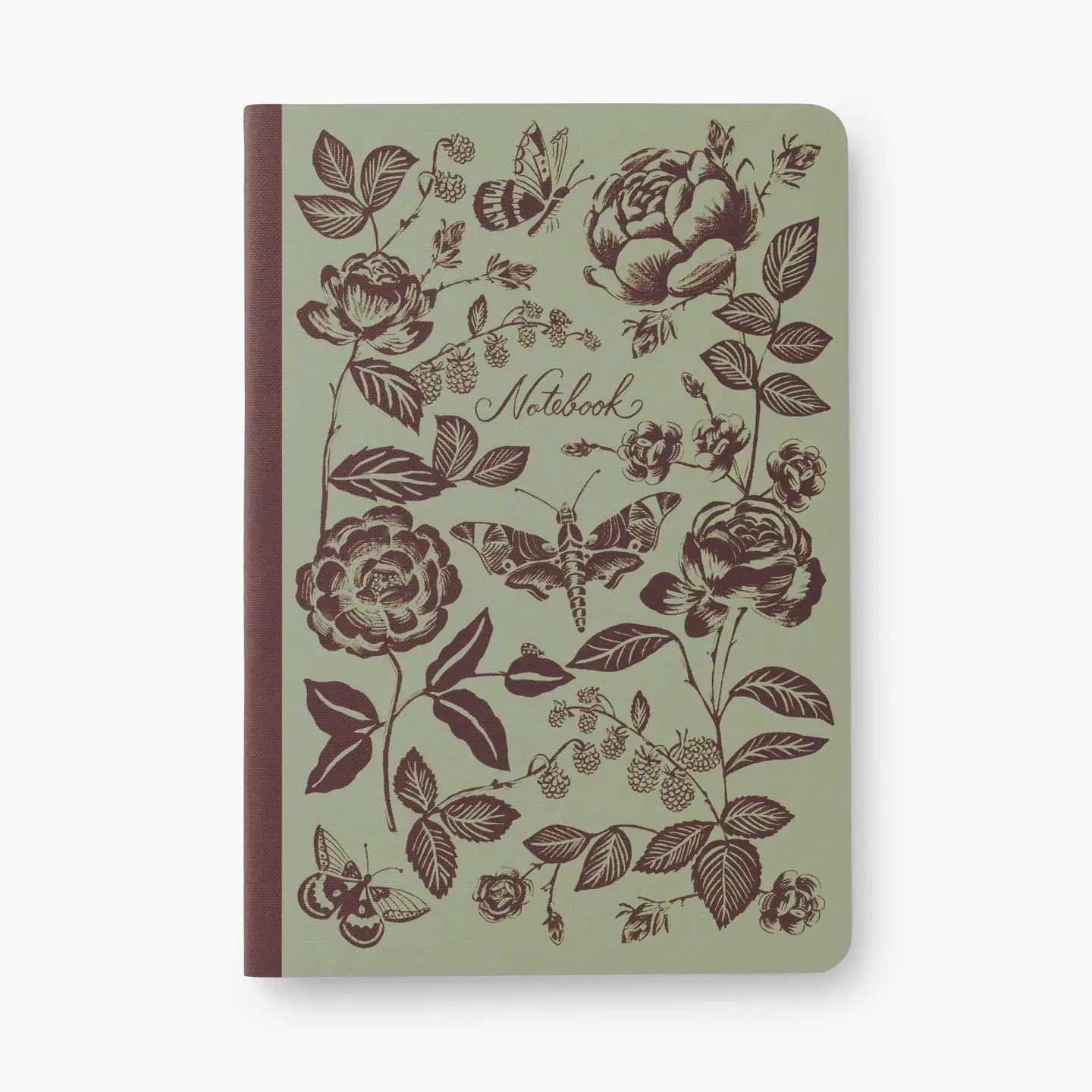 Assorted Set of 3 English Rose Notebooks