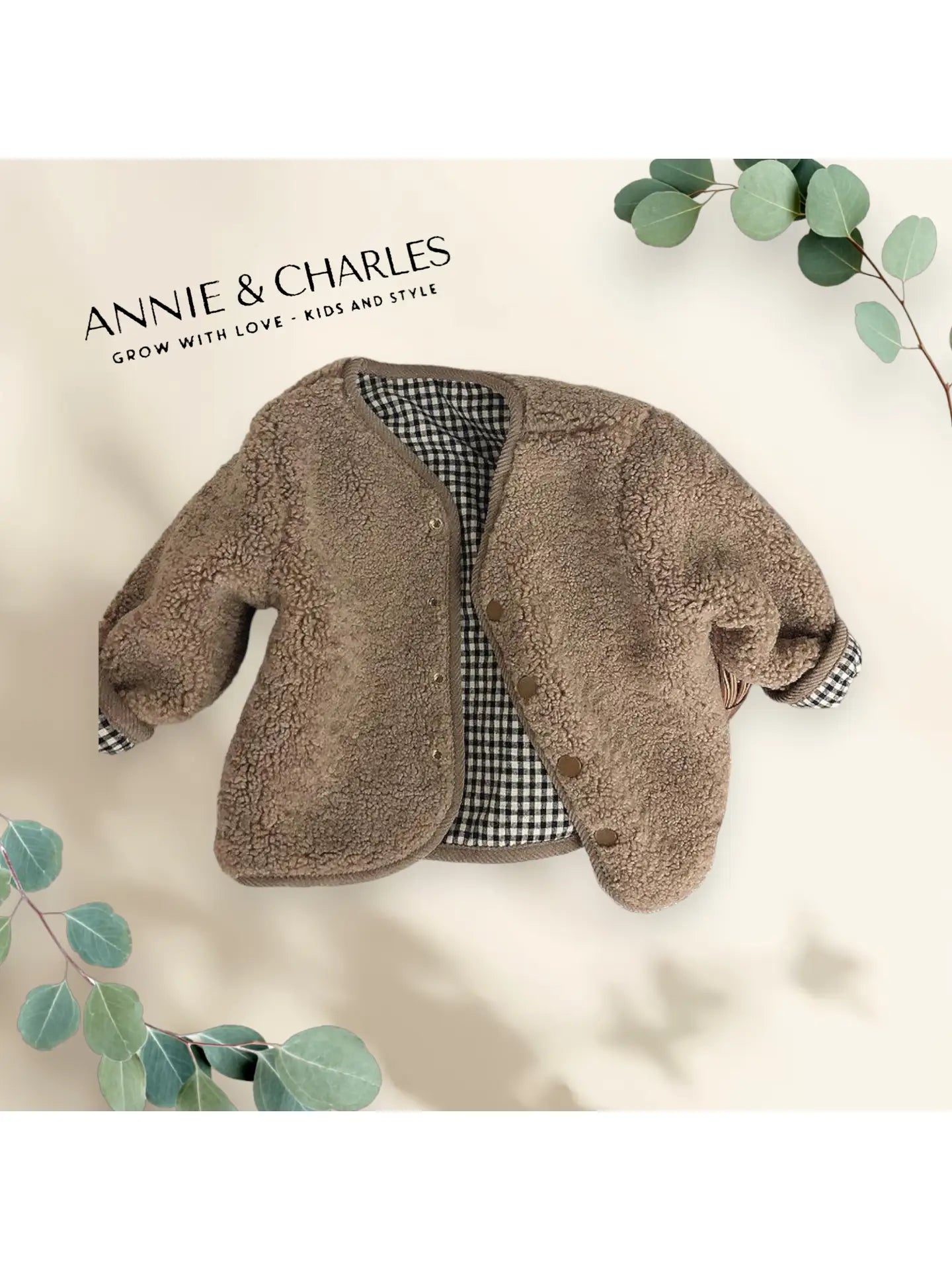 Annie & Charles® Fluffy Reversible Jacket