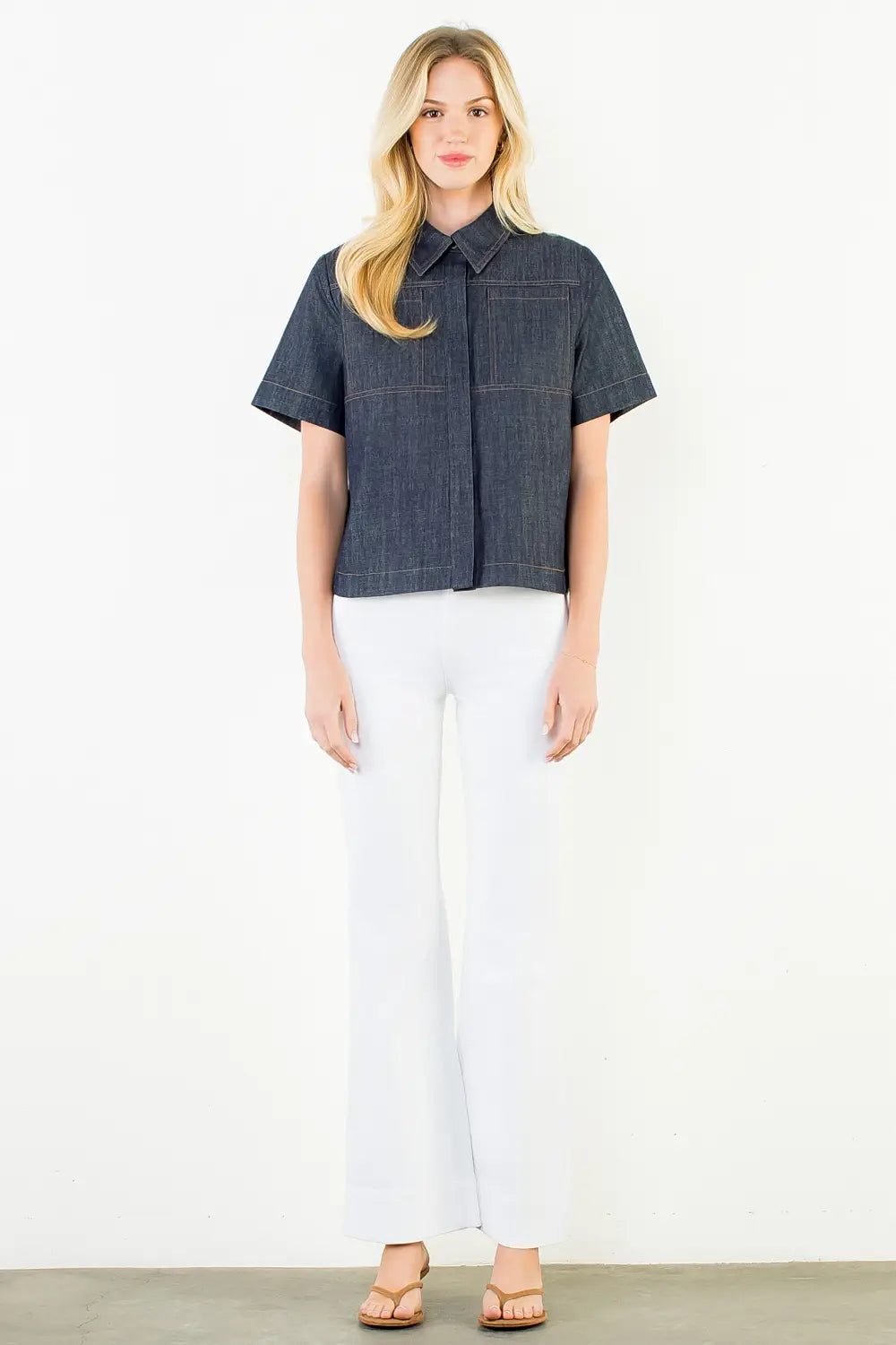 Nellie Button Up Top