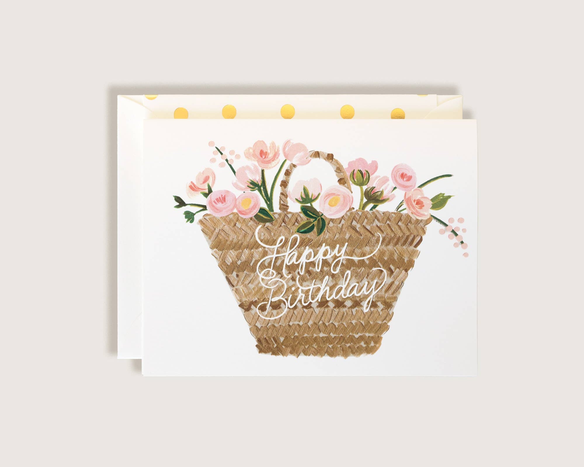 Birthday Tote Basket Card