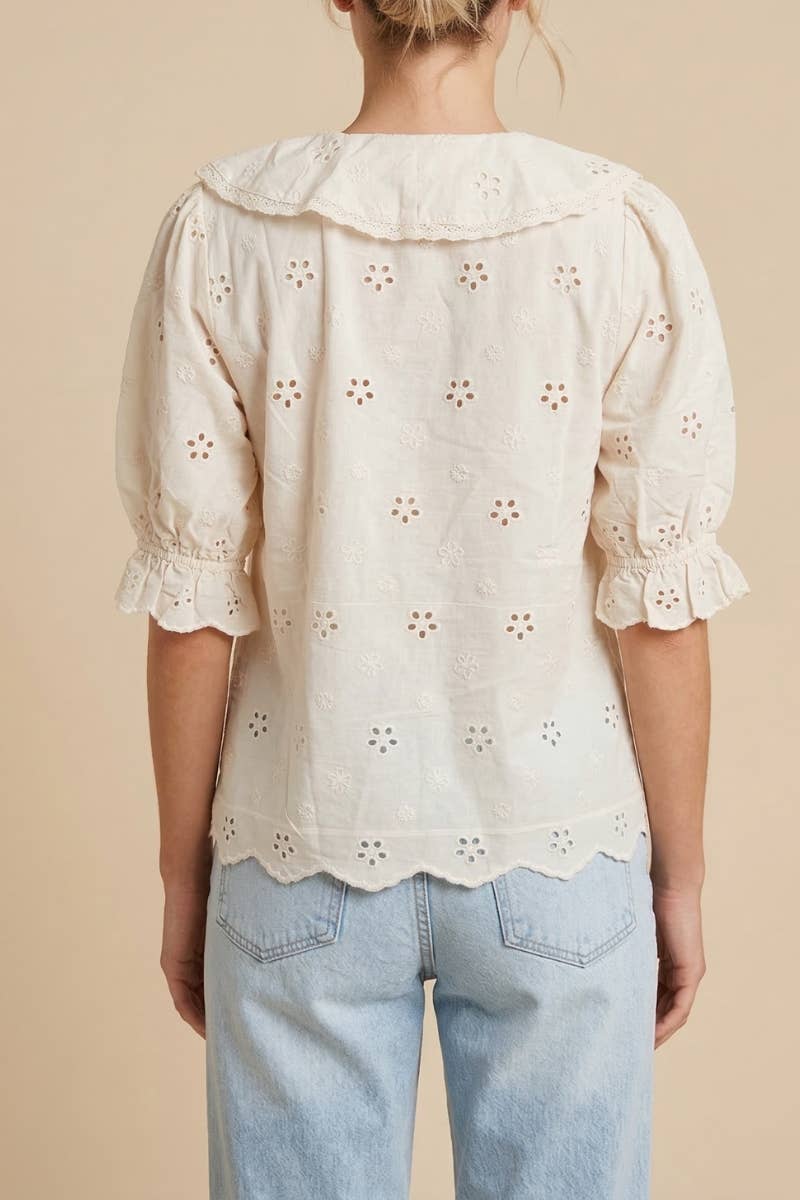 Vivian Ruffle Blouse
