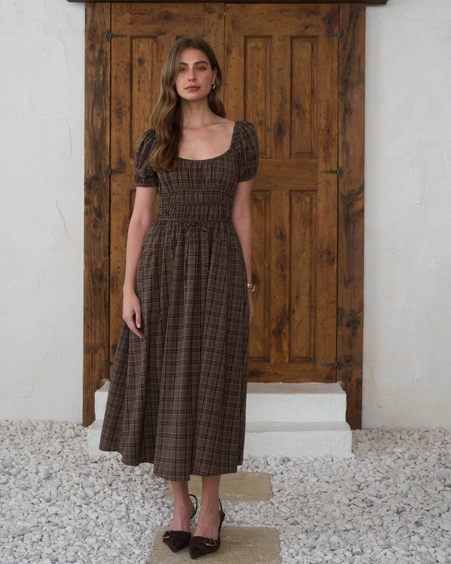 Reagan Plaid Dress