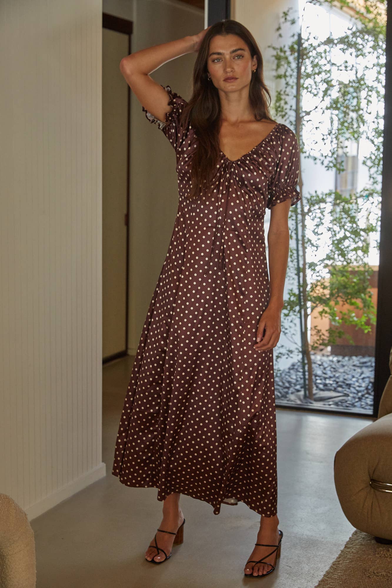 Magnolia Polka Dot Dress
