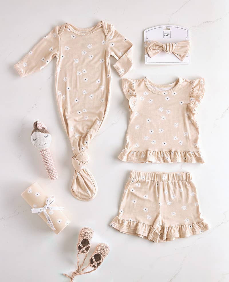 Knit Ballerina Baby Booties