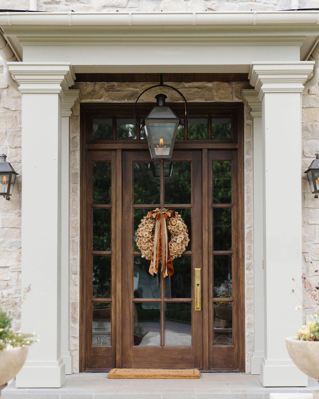 Haven Natural Pine Cone Wreath