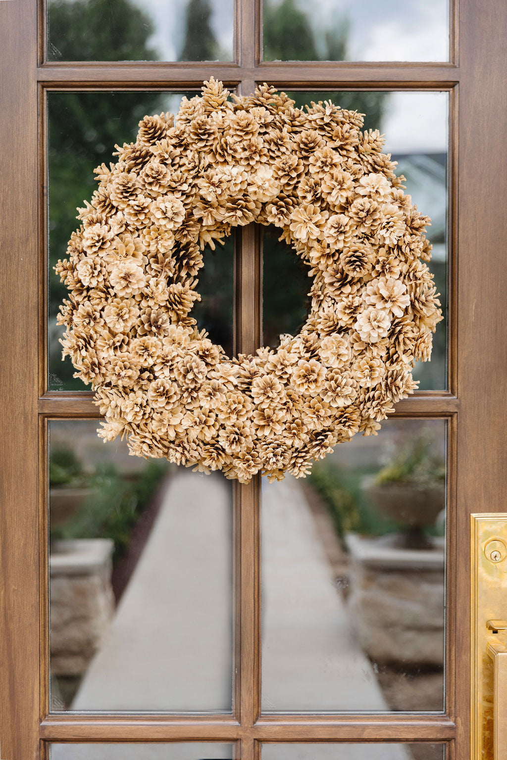 Haven Natural Pine Cone Wreath
