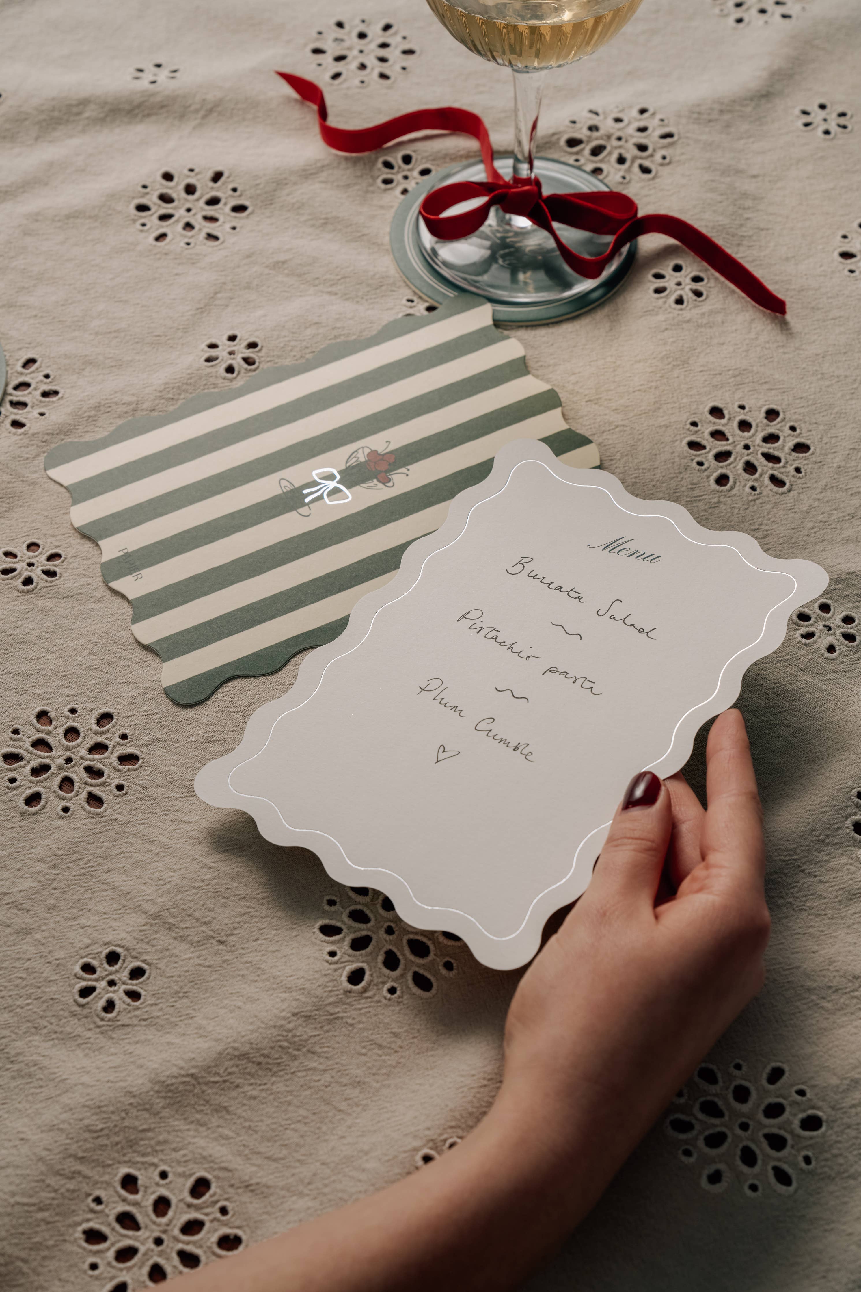 Fruits & Coupes Menu Cards Set