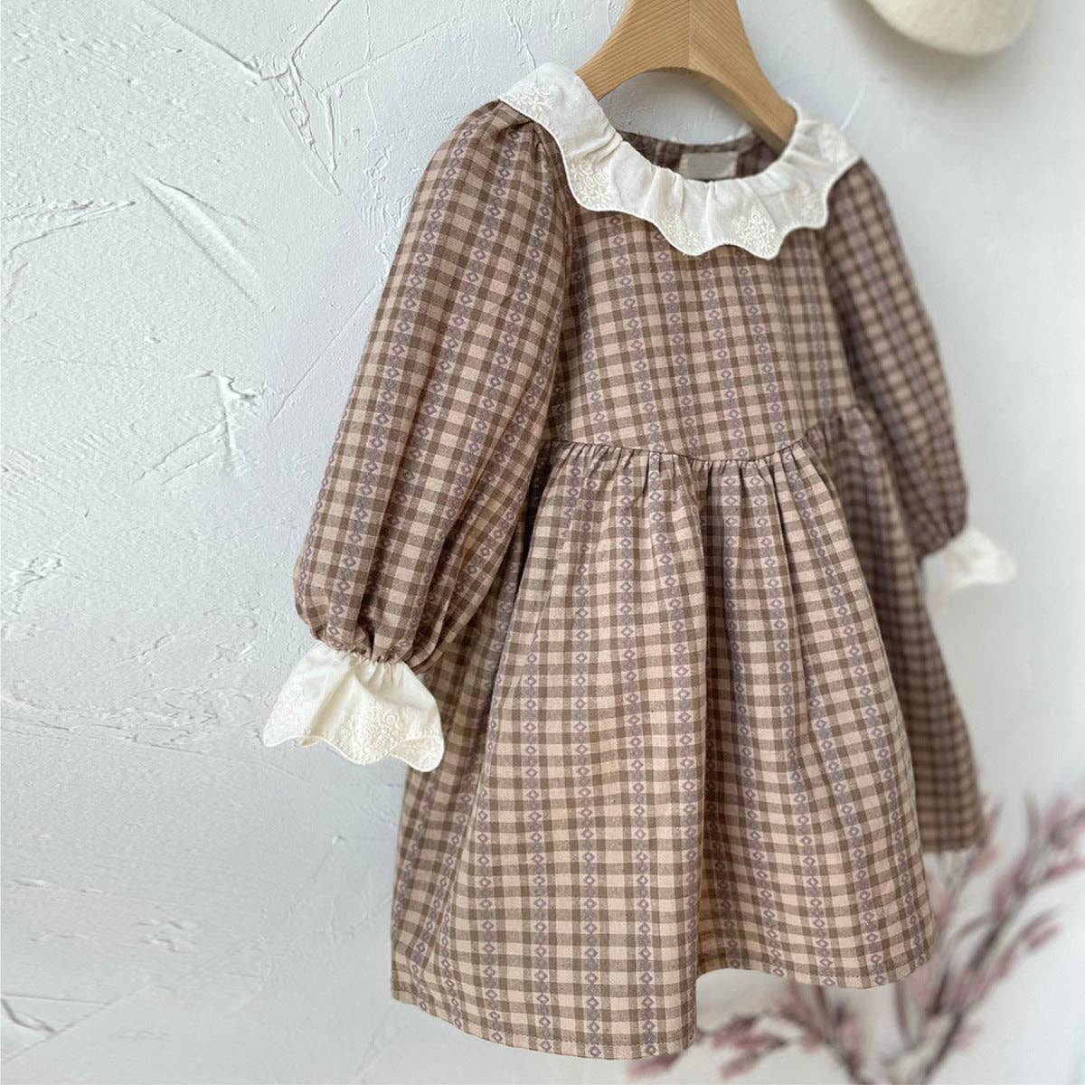 Autumn Grid Dress & Onesie