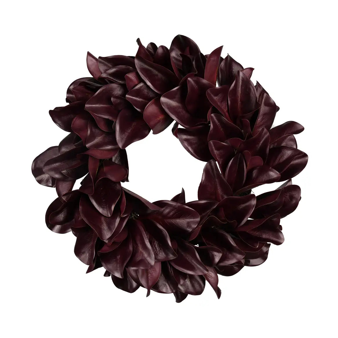 Haven Burgundy Magnolia Wreath