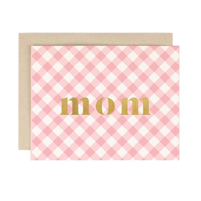 Mom Gingham Check