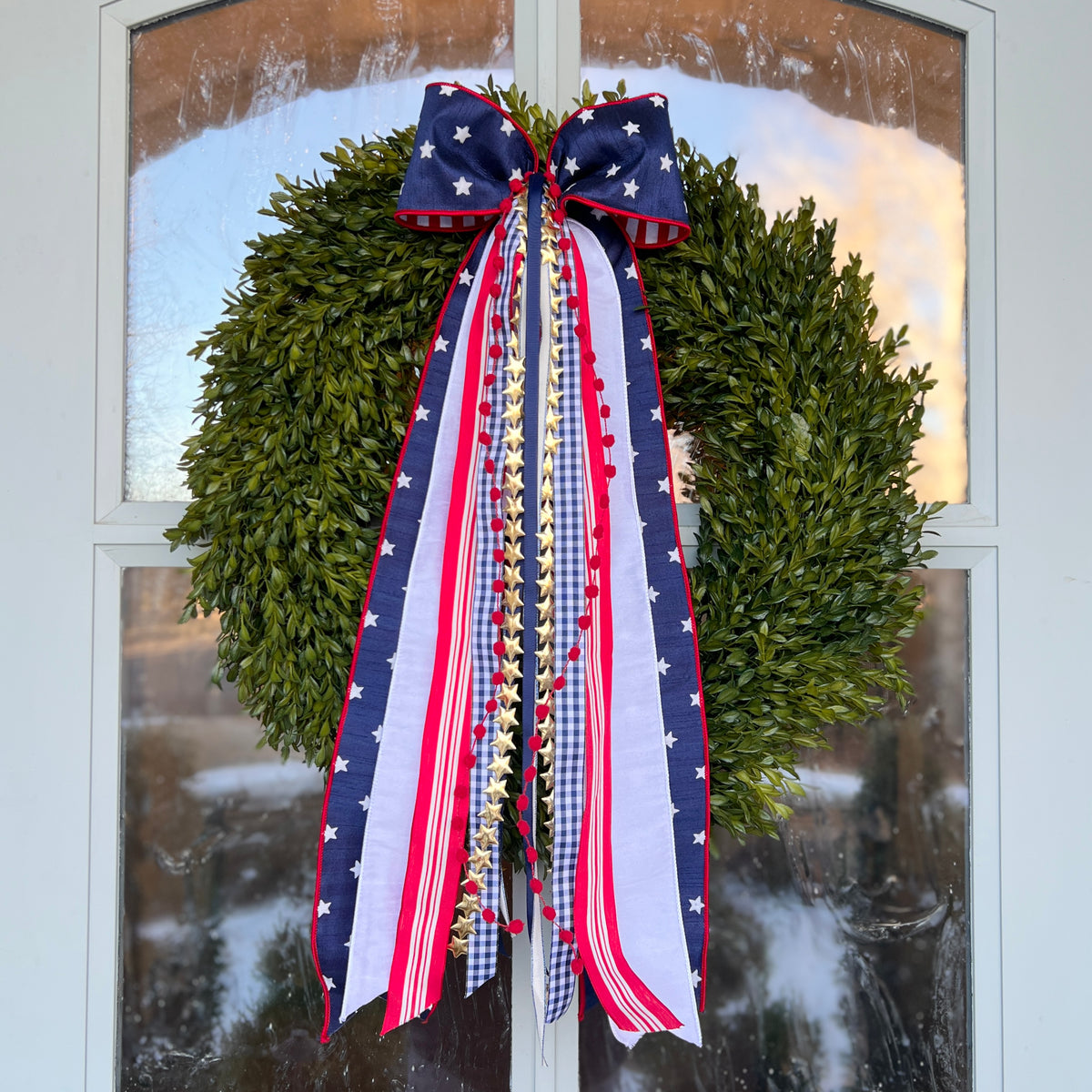 Old Glory Wreath Ribbon — Haven Haus Co