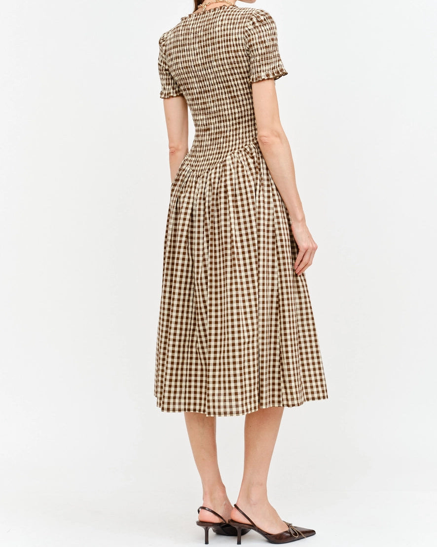 Scottie Smocked Midi Dress