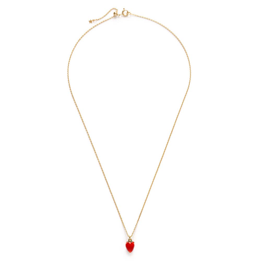 Summer Strawberry Necklace