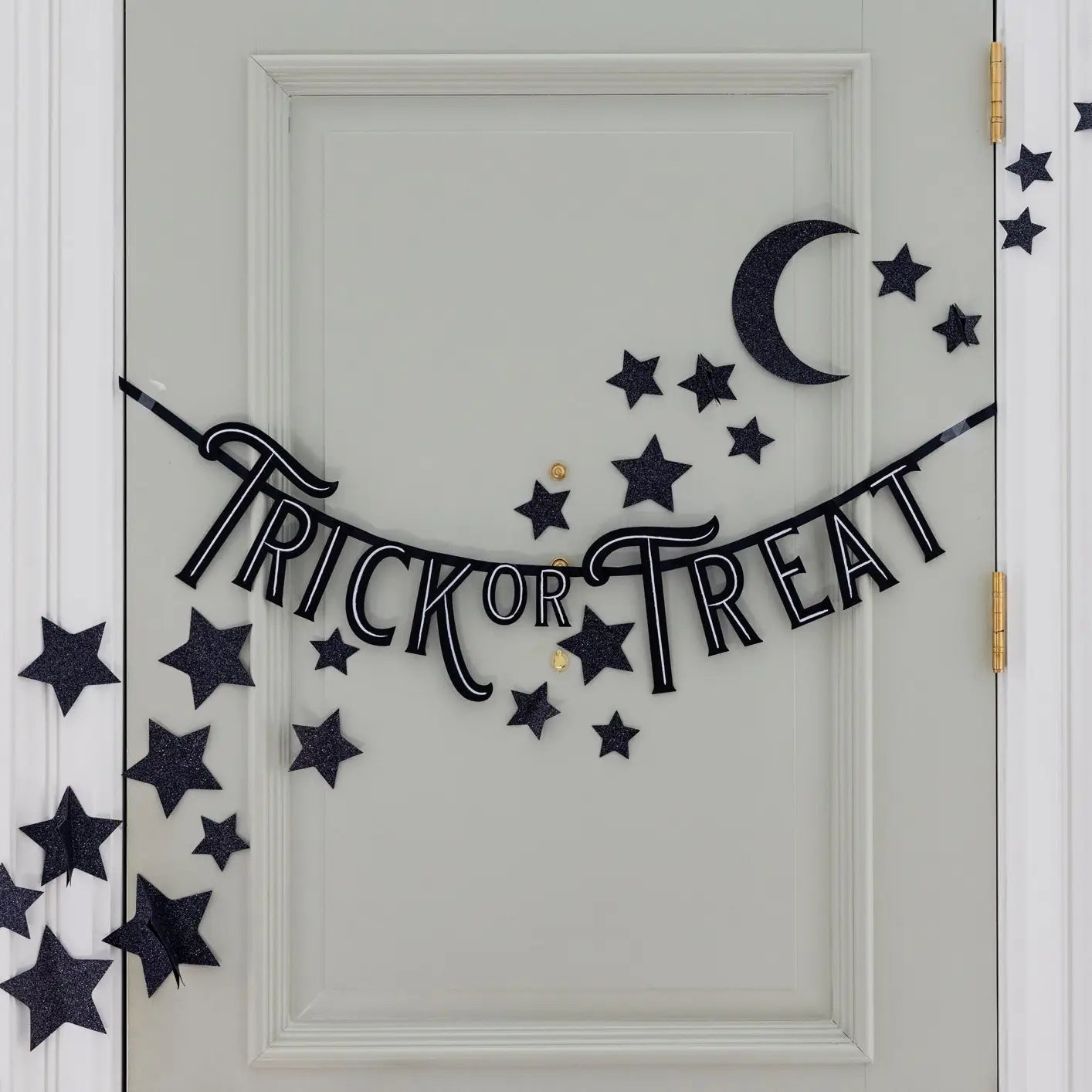 Star & Moon Glitter Wall Décor