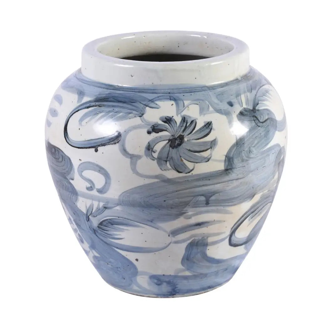 Silla Flower Wide Neck Jar