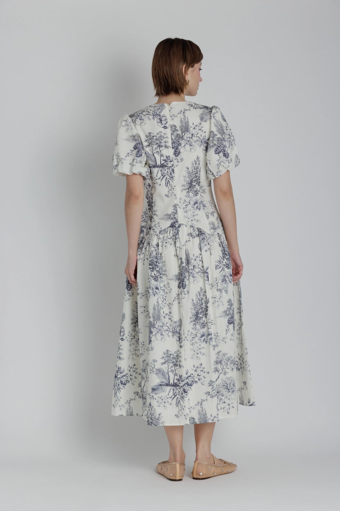 Drop Waist Midi Dress