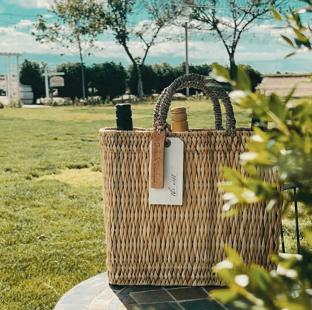 Wicker Bottle Basket