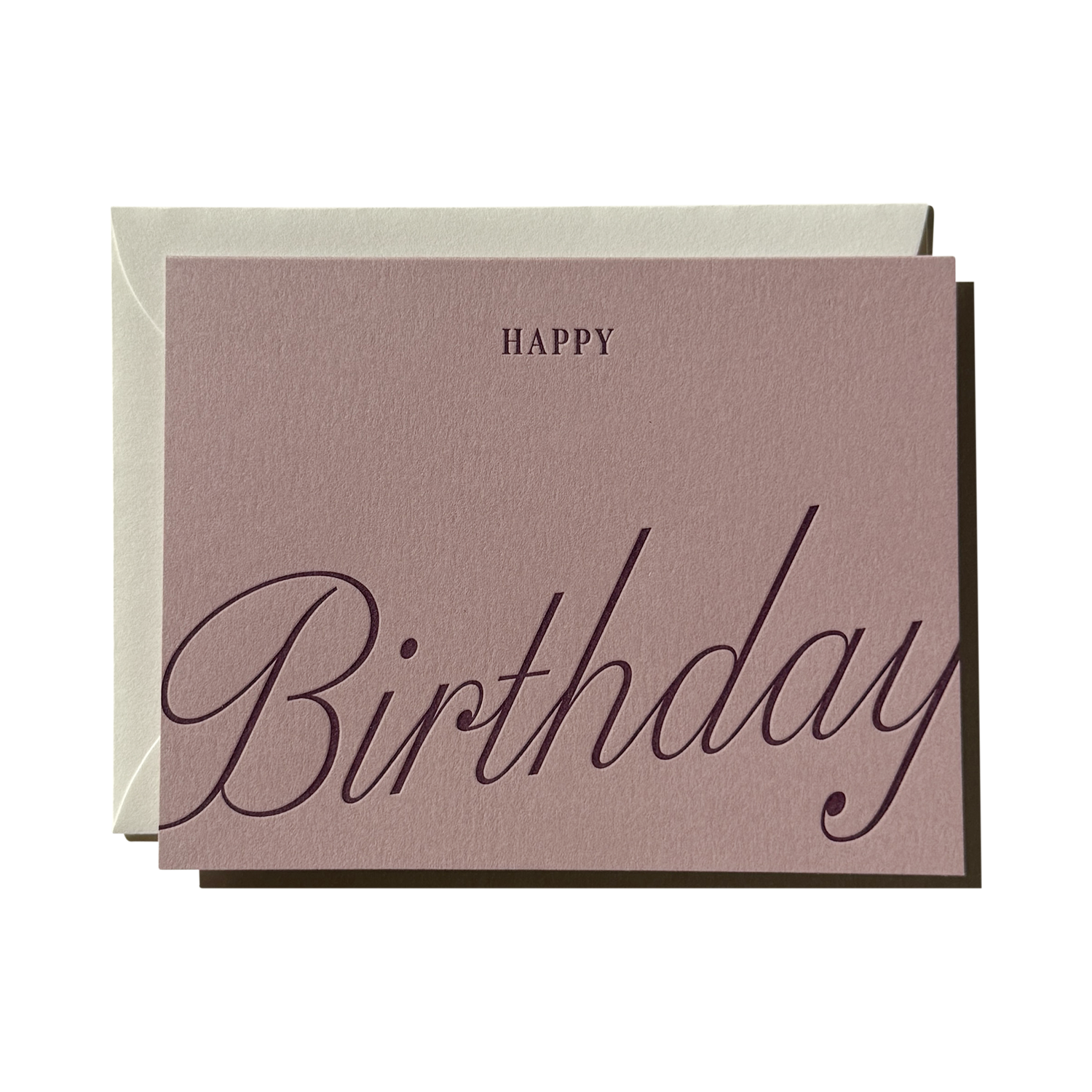 Lilac Happy Birthday Card