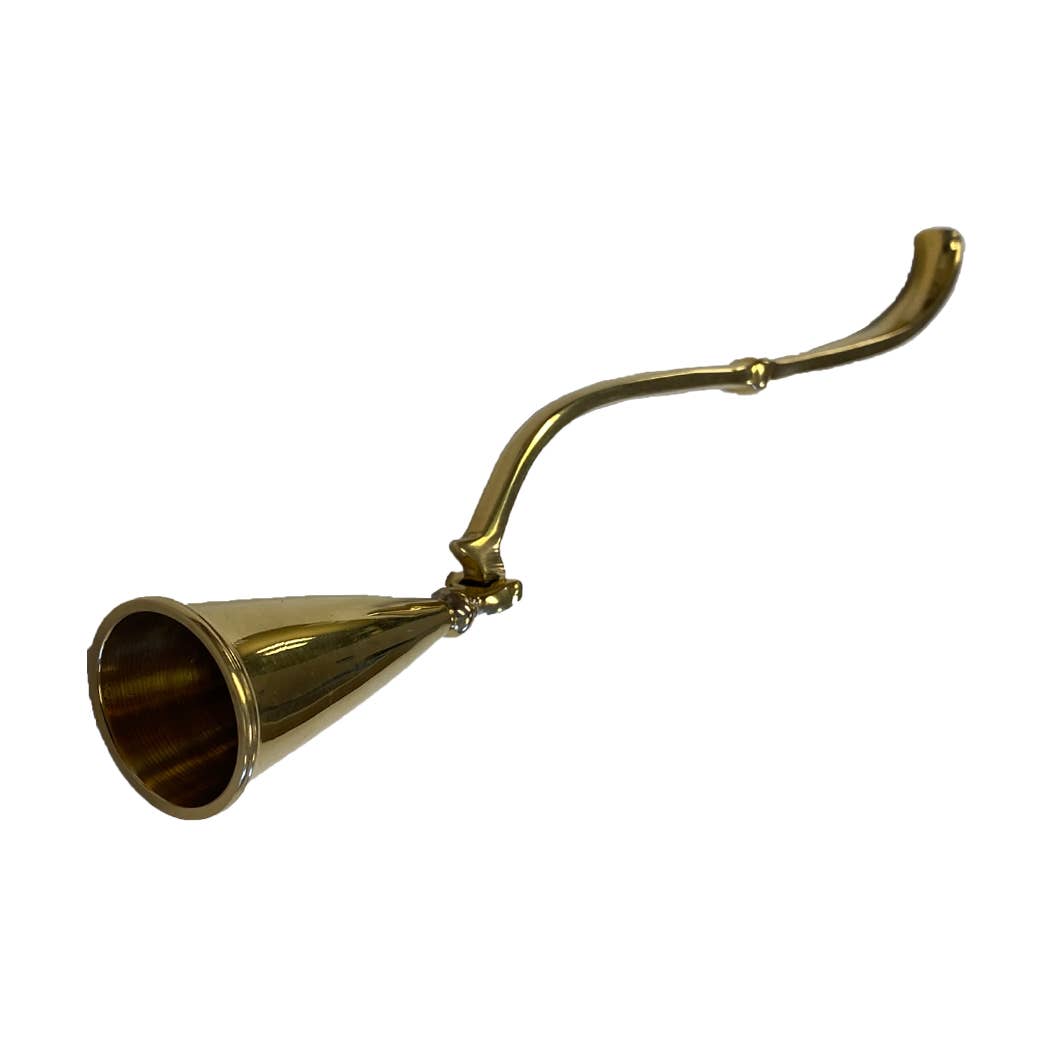 Hinged Brass Candle Snuffer