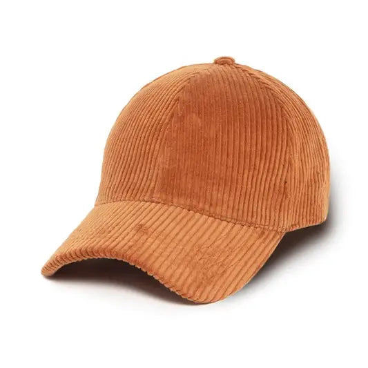 Solid Corduroy Fall/Winter Baseball Hat