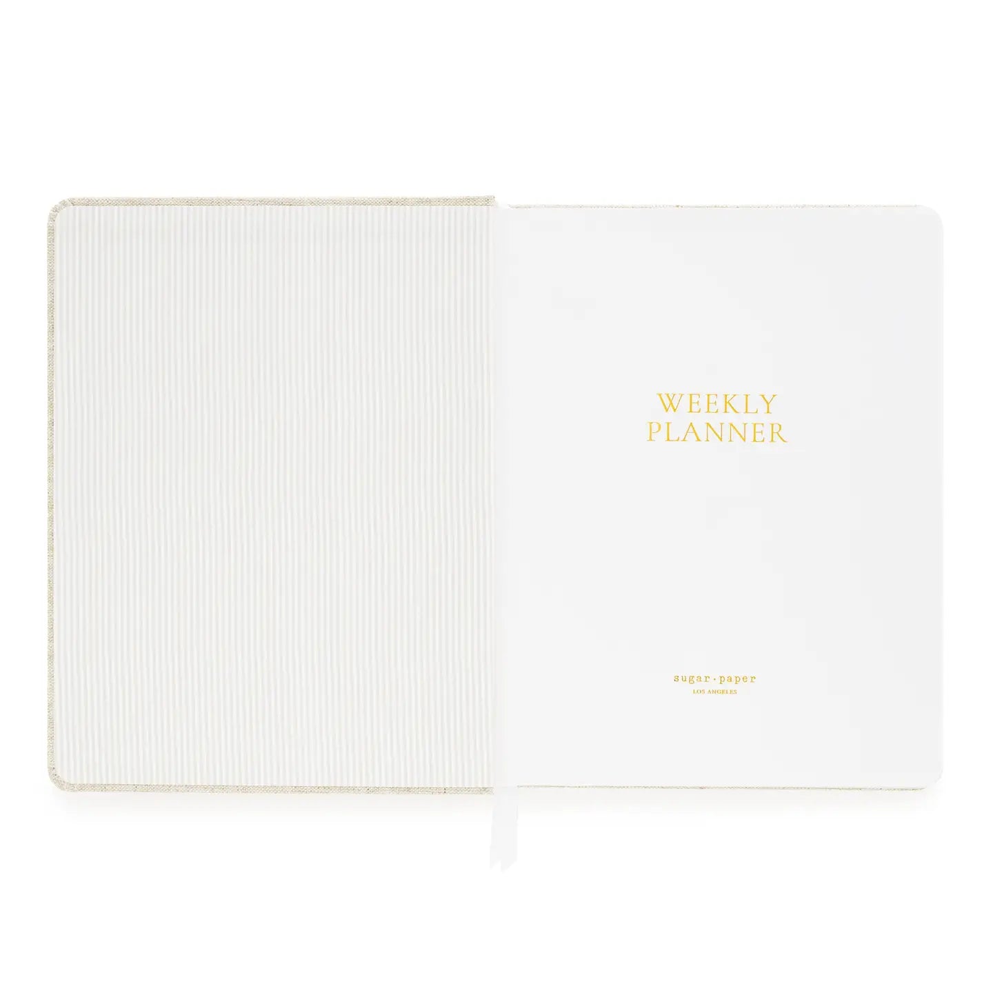 Undated Weekly Planner, Flax