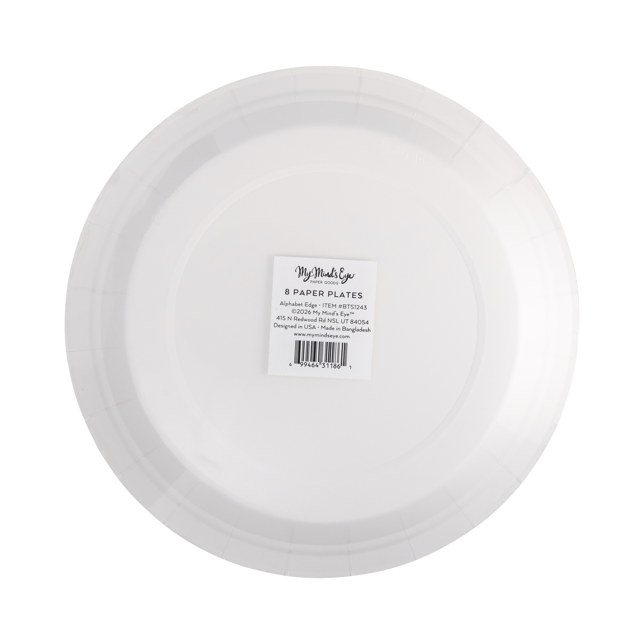 Alphabet Plate