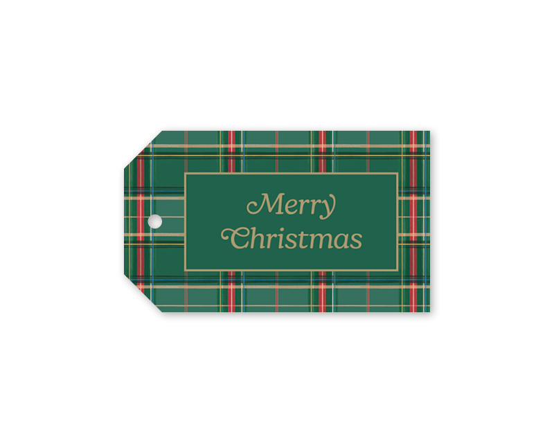 Plaid Gift Tags