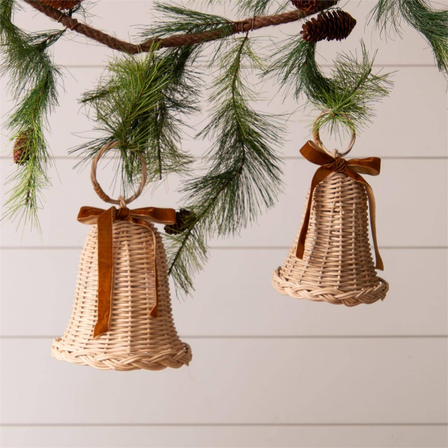 Woven Rattan Bell