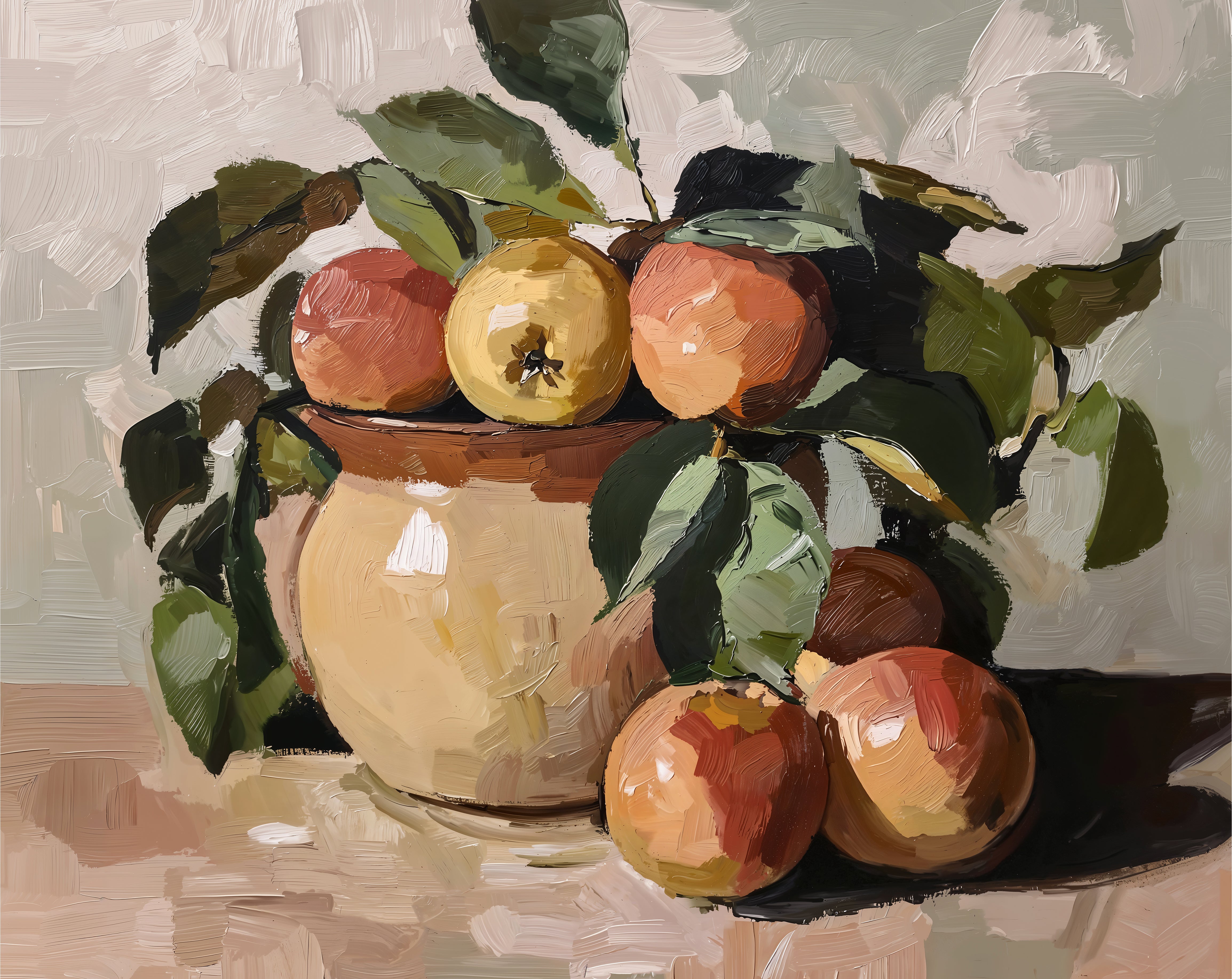 Vase of Apples