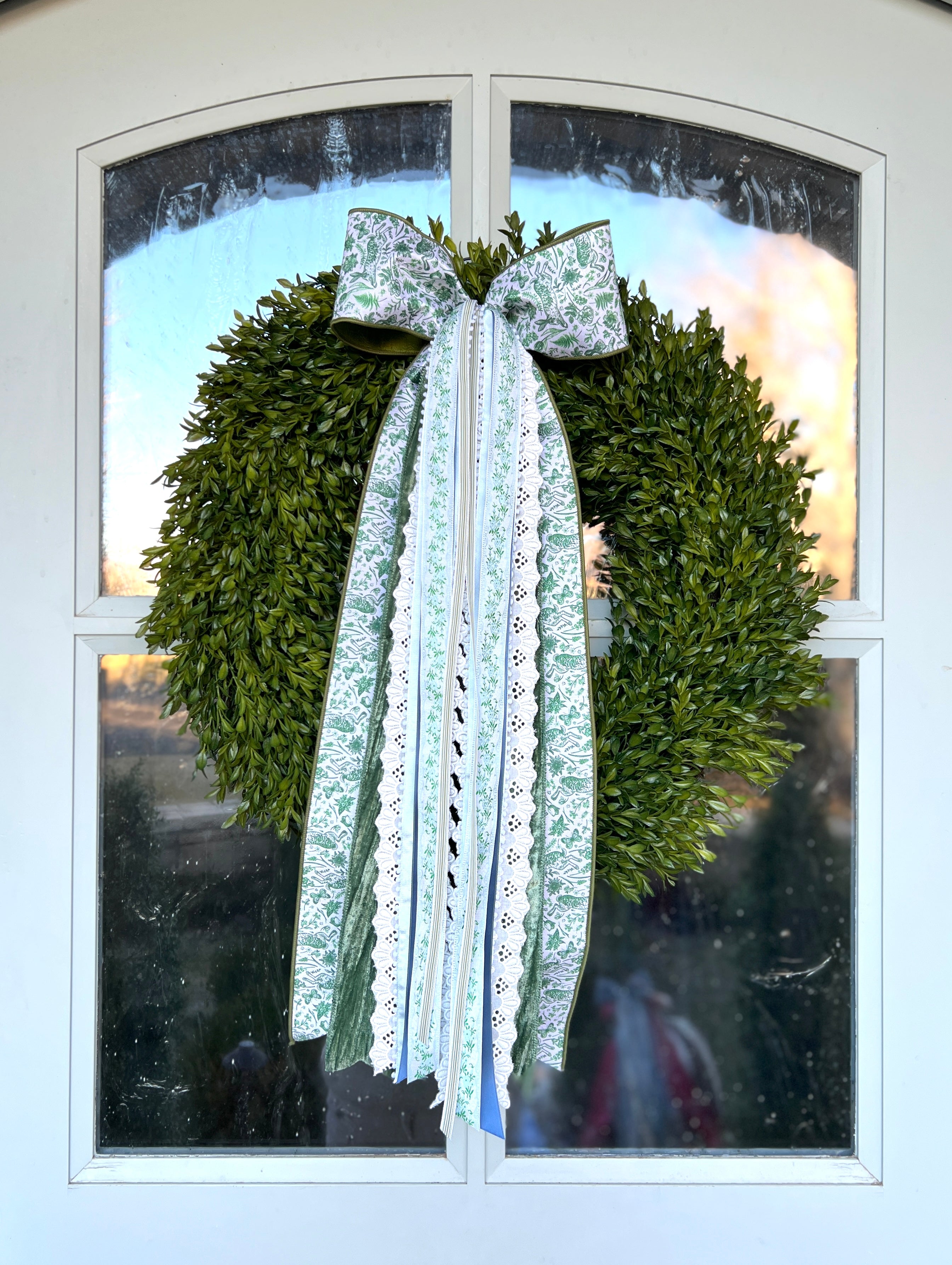 Toile de Jardin Wreath Ribbon
