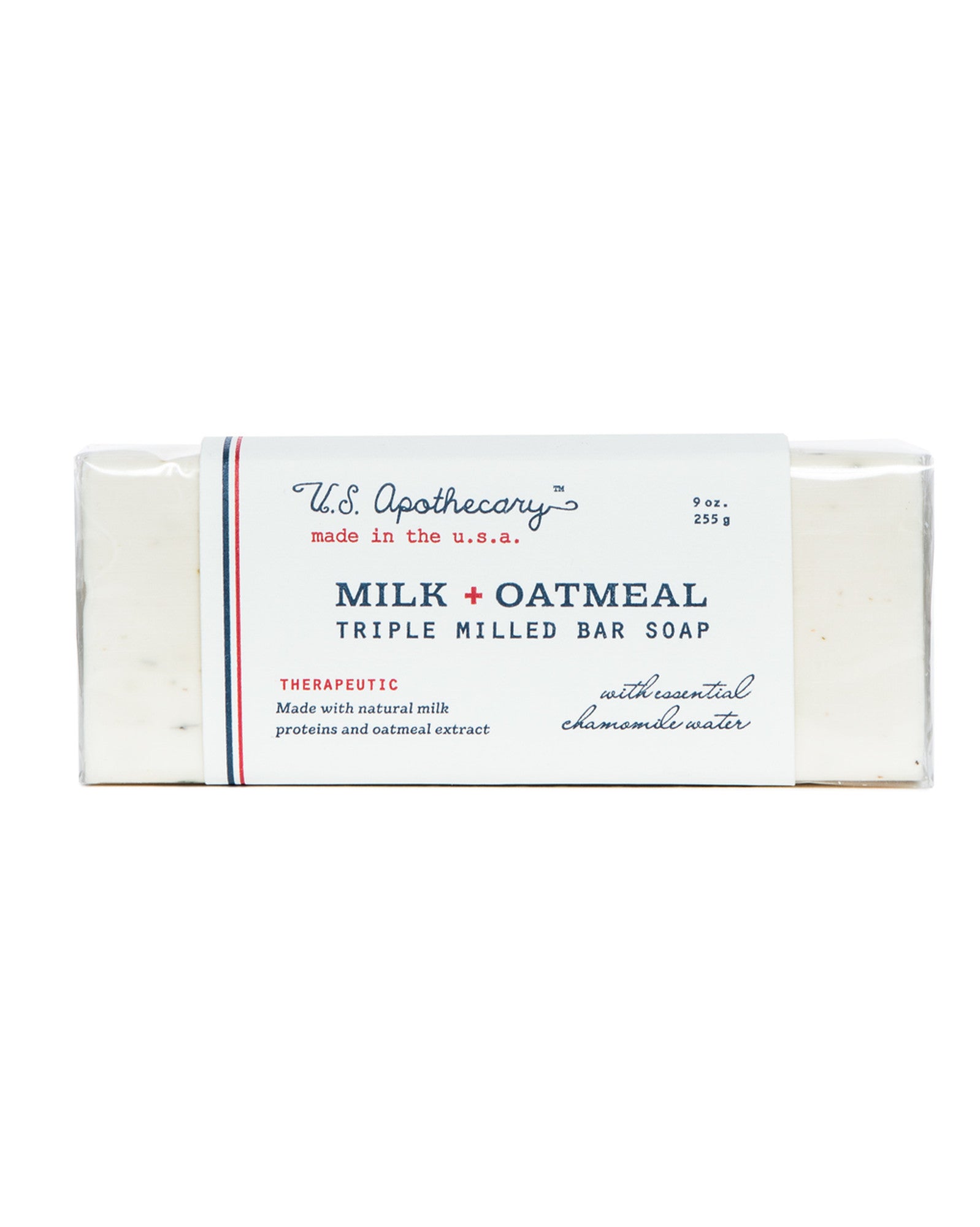 9oz Bar Soap - Milk + Oatmeal