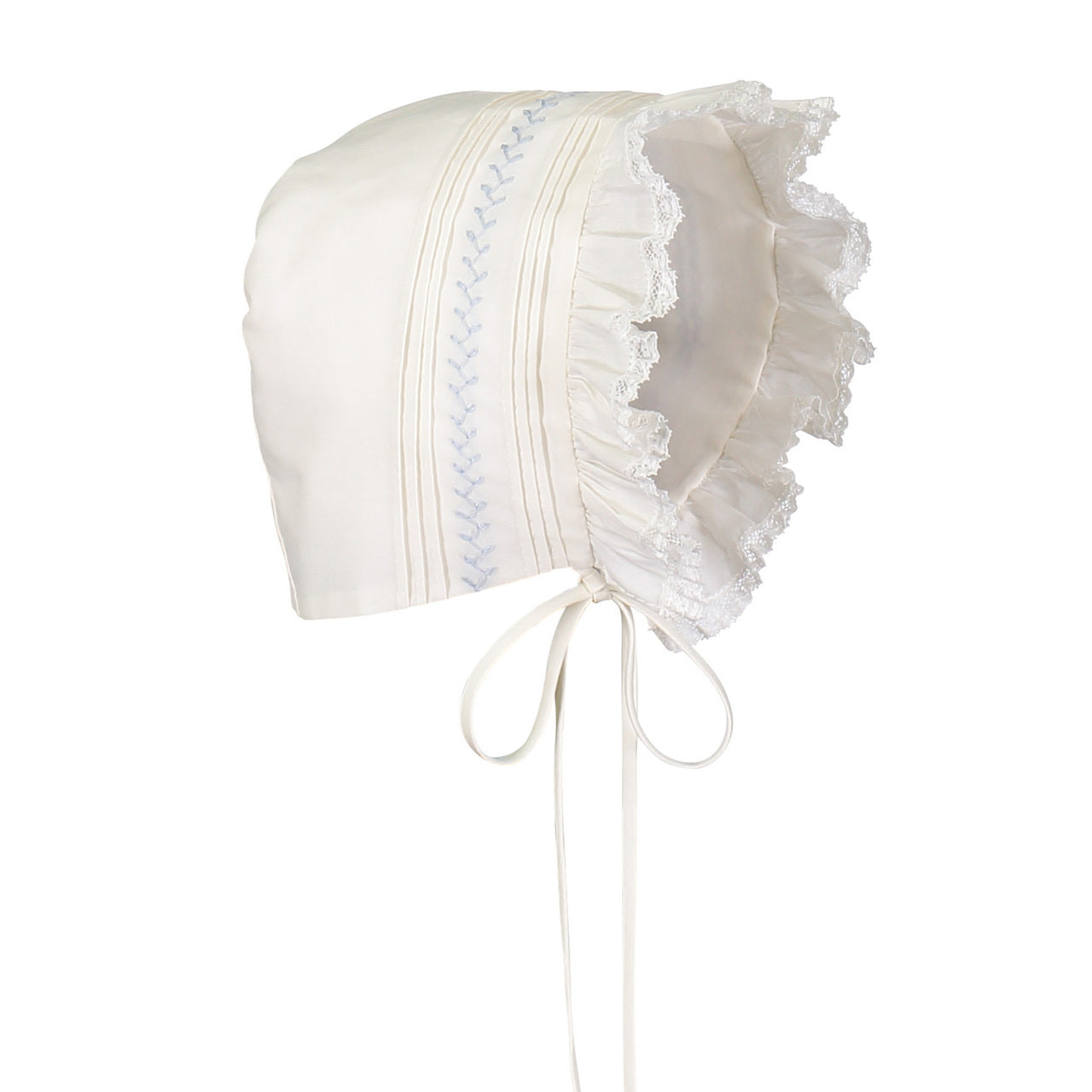Girls Vintage Smocked Bonnet