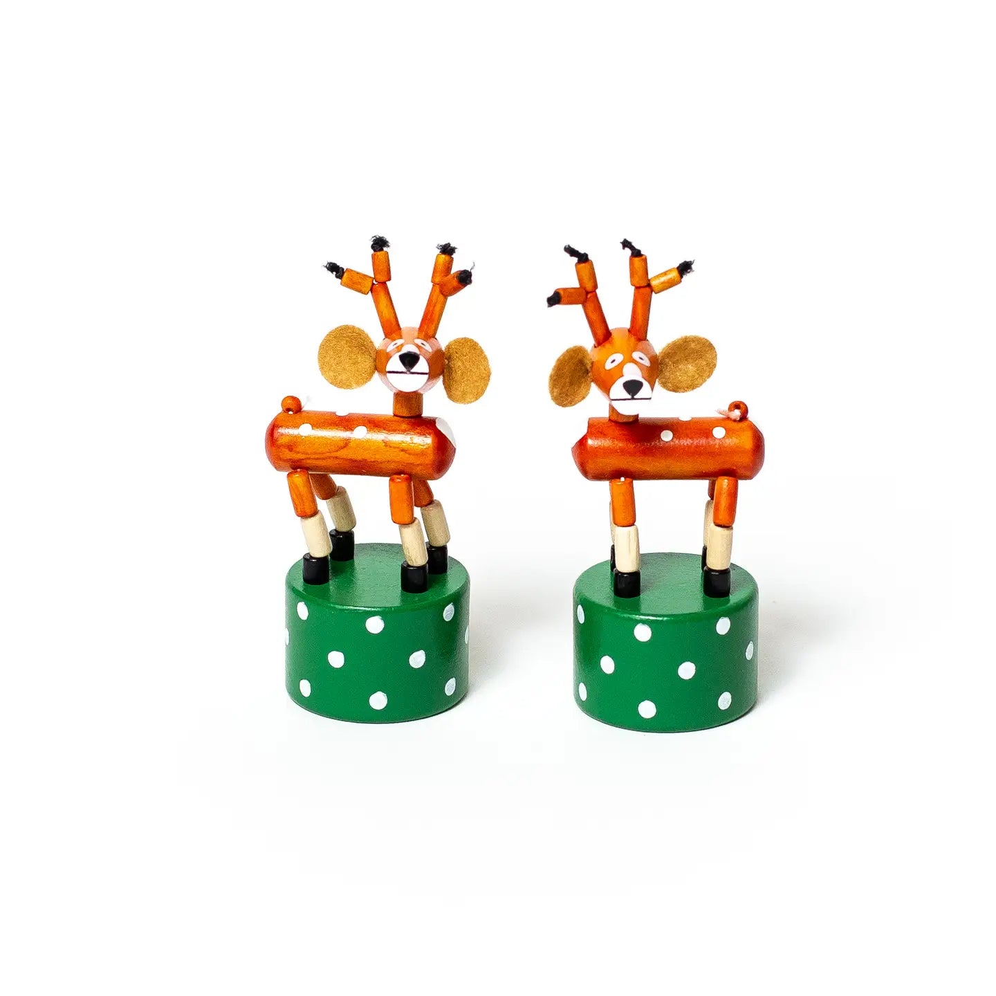 Santa & Reindeer Christmas Push Puppets