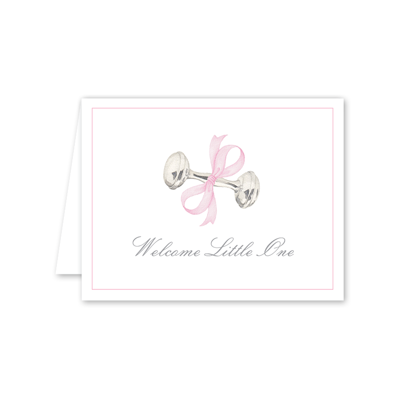 Rattle and Bow Card